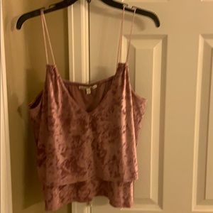 Cropped Velvety Top